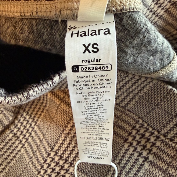 Halara Flex™ High Waisted Pocket Houndstooth Plaid Skinny Work Pants - Picture 8 of 8